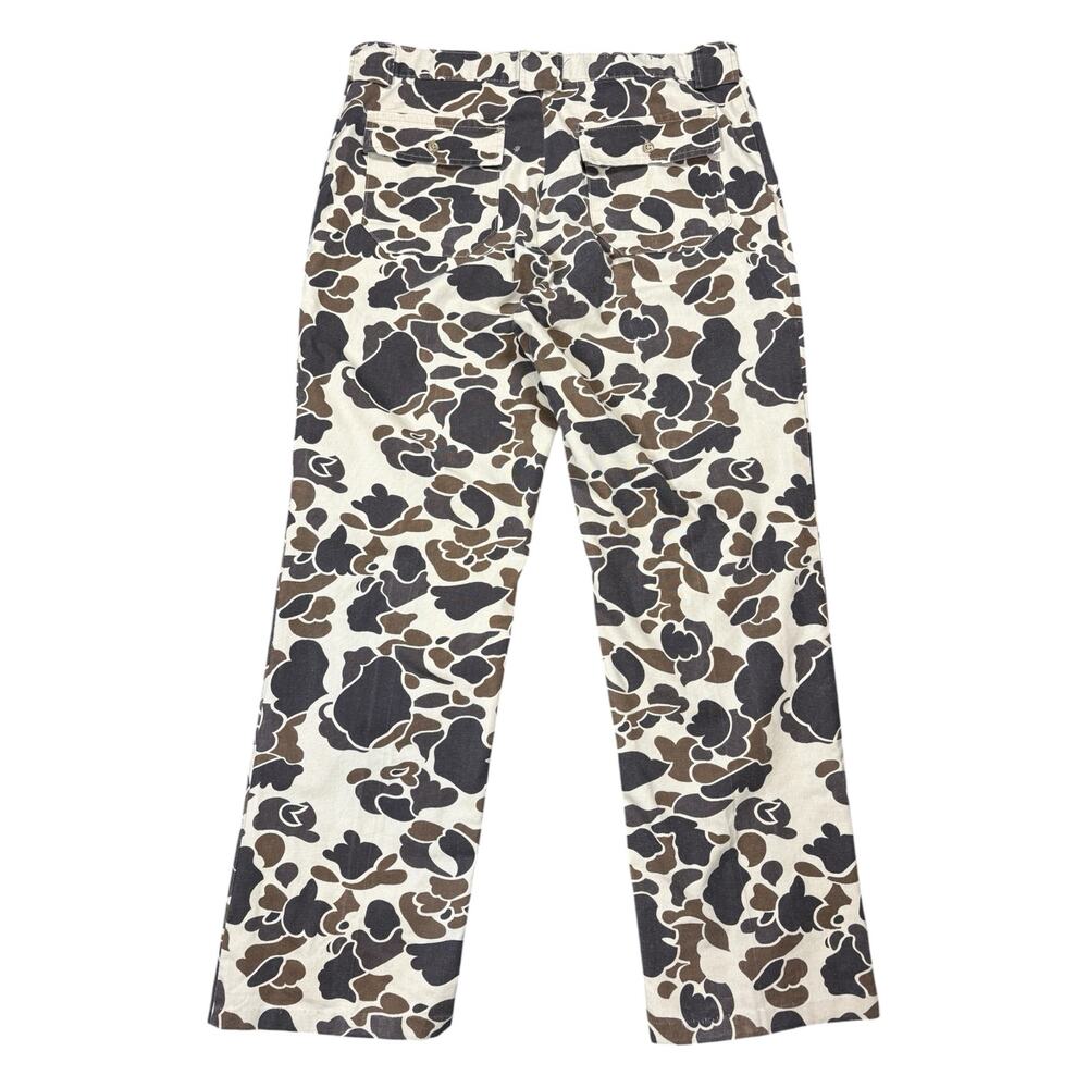 Walls Vintage 80s Duck Camo Cargo Pants Men's 38x32 1/2 Made in USA Hunting - Picture 3 of 7